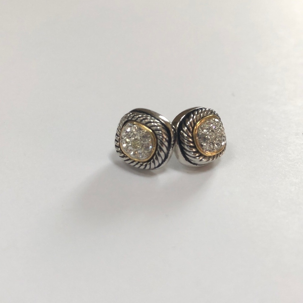 Brighton Two Tone Post Earrings